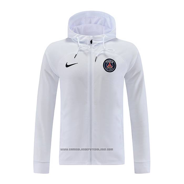 Jaqueta Hoodie Paris Saint-Germain 2022-2023 Branco